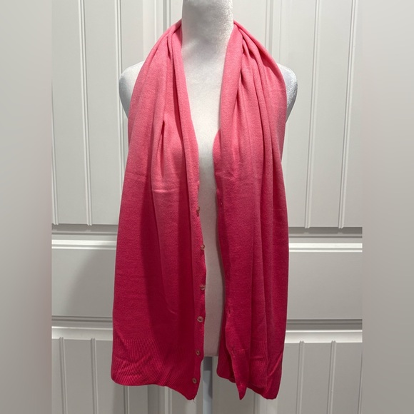 Pink Button-Up Scarf - Picture 2 of 6